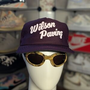 Wilson Paving Vintage Burgundy Hat (OS)